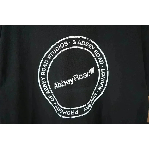 Black Abbey Road Studios Music Tshirt Men’s L #467 - Picture 3 of 4